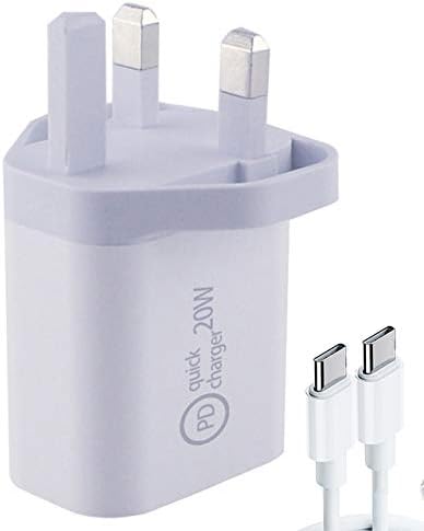 USB C Charger,Idealforce 20W Fast Charger Adapter with 6.5FT Type C Cable for Samsung/LG/Pixel and More USB C Device-1 PACK