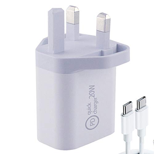 USB C Charger,Idealforce 20W Fast Charger Adapter with 6.5FT Type C Cable for Samsung/LG/Pixel and More USB C Device-1 PACK