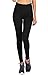 VIV Collection Plus Size Printed Brushed Leggings with Pocket (VP104-BLACK)