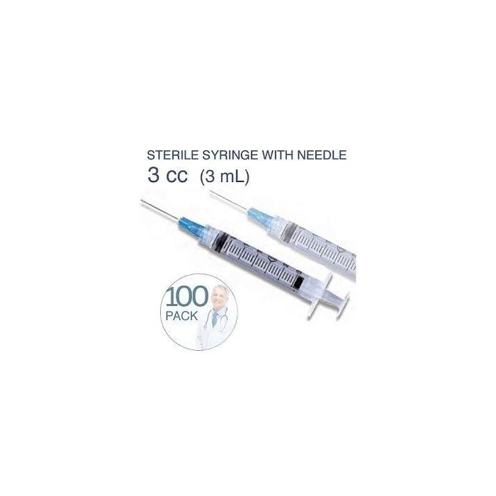 Sterile & Individually Wrapped 3 cc 22 g 1 1/2 inch 100pk BPJect