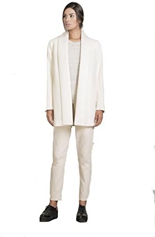 Kuna Short Swing Baby Alpaca Blend Coat - XS - Ecru