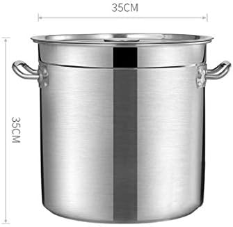 Stockpots サイドハンドル付きステンレス鋼鍋 スリーサイズ サイズ 45 35 35cm 45センチメートル 産業 研究開発用品 Size 大型家電 35 35cm B08j4914gr