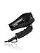 HTG 1000W Tourmaline Dual Voltage Travel Hair Dryer 100-240V With Folding Handle and Light Weight Hair Dryer Real 1000W Mini Hair Dryer Dual Voltage Folding Handle ALCI Plug Travel Blow Dryer (Black)