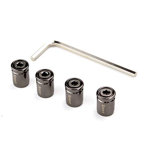 image for MonboAuto Car Tire Valve Stem Caps - 4PCS Auto Wheel Tyre Air Stems Co