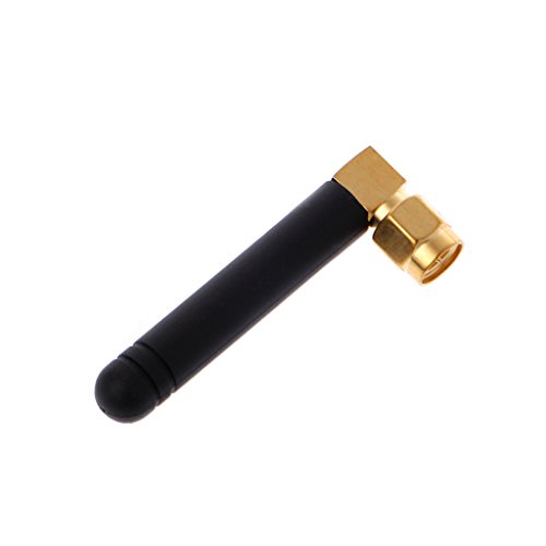 JUNESUN 433Mhz Antenna with Right Angle SMA Male Connector 2dBi 50mm - Thumbnail 6