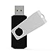 RAOYI 10 Pack 8GB USB Flash Drive, USB 2.0 Swivel Metal Memory Stick Thumb Drives Pen Drive Jump Drive for Data Storage (4 Mixed Color)
