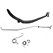 MagiDeal Motorcycle Rear Back Brake Foot Lever Pedal Rod Assy For Yamaha PW80 Black
