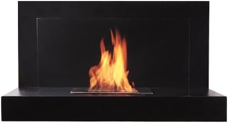 Bioflame Lotte 12,000BTU 13" Burner Stainless Steel Wall Mounted Fireplace