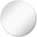 Hamilton Hills Large Round Mirror 30 inch Polished Glass Frameless, Lightweight Mirror for Wall | 1