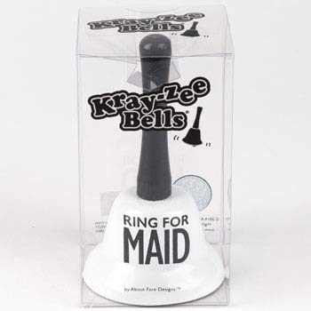 Ring for Maid Bell (Size: 5.2" x 3") | Loud Call Bell Alarm Hand Bells, Ring for Service Call Bell, Handles for Ringing, Fun Gift for Father's Day, Family & Friends - Thumbnail 2