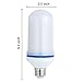 Flame Effect Light Bulb LED by Nu-Tech LLC LED 4 Mode Flickering Fire | Simulated Light for A Decorative Vintage in Bar, Festival, Outdoor, Indoor | Save Energy and Impress Friends | E26 Socket