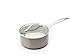 Trisha Yearwood Royal Precious Metals 2 Quart Non-Stick Ceramic Covered Saucepan, Titanium