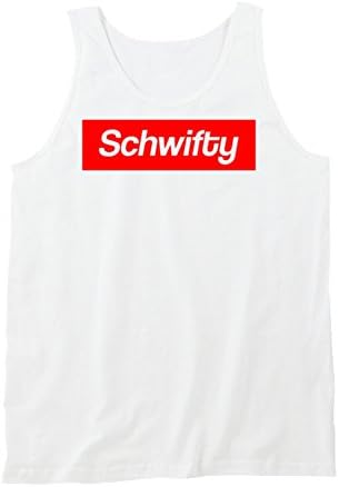Schwifty Supreme Inspired Tanktop S White