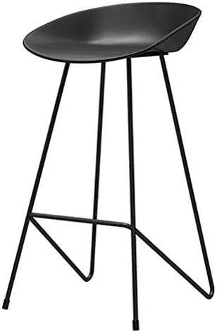 XNLIFE Simple Bar Stool Solid Steel Bar Stool Simple High-grade Wrought Iron Stool High Stool Comfort Seat Lounge Chair Kitchen Breakfast Counter Music School Cafe Bar For Kitchen Or Bar