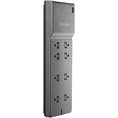 Belkin 8-Outlet 3240 Joules SurgeMaster-Surge Protector, 3550 Joules, 8 Outlets, 6' Cord, Black
