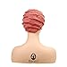 Baruisi Pink Short Nuna Wigs Pixie Wigs for Women Synthetic Finger Wave Curly Hair Wig