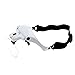 Samyoung Head Mount Magnifier Professional Jeweler's Loupe Light with 2 LED Head Light Bracket and Headband, 5 Portable Replaceable and Interchangeable Lenses: 1.0X, 1.5X, 2.0X, 2.5X, 3.5X