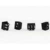 6-Pin-Snap-In-Rectangle-Rocker-Latching-ONOFF-CarBoat-Double-Pole-Double-Throw-Switch-Head-25mm-x-31mm-20A125VAC-16A250VAC-4-Pack-from-US-Solid
