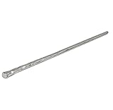 Shensee Simple Women Long Pin Hair Pin Stick Metal Gold Silver Hair Fork Accessories (Silver)