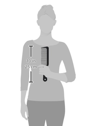 Diane 9.5 Inch Flat Top Clipper Comb Black