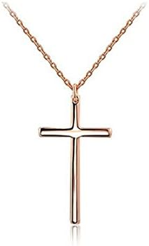 Free Gift Box Fashione Cross Necklac For Women Fo Girls 45cm Chain
