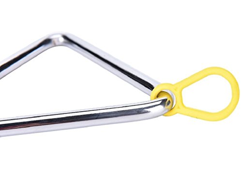 Top Cheer 2pcs Steel 4" Musical Triangle Children Preschool Music Toys