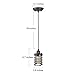 LNC Rustic Pendant Lighting for Kitchen Island, Retro Vintage Pendant Light Fixture with Metal Cage Shade, Mini Hanging Pendant Lights Adjustable for Kitchen Sink, Dining Room, Bedroom, Foyer, 3.9”D