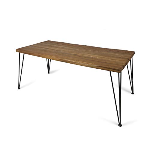 Christopher Knight Home Kama Patio Dining, Rectangular, 72", Acacia Wood Table…