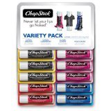 Chapstick Lip Balm Variety Pack -- 12 Sticks!!