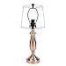 8 Inch Lamp Shade Harp Holder with Light Base & Ball Lamp Finial for Table/Floor Lamps - Pack of 2