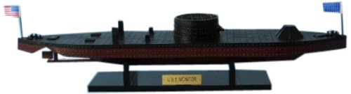 Hampton nautical  uss monitor civil war ship, 21"