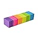 Sticky Notes 1.5 x 2 Self-Stick Notes 6 Bright Color 18 Pads, 100 Sheets/Pad (6 Bright)