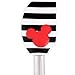 Disney Mickey Mouse Silicone Spatula - Cute Ear Design with Stripes and Clear Handle - 11 in