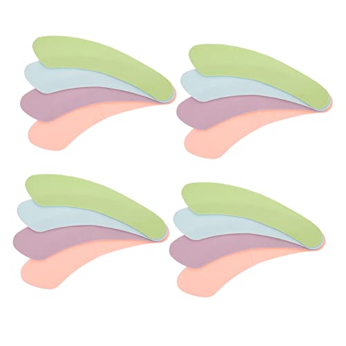 WHAMVOX 8pairs Self-adhesive Toilet Seat Cover Pads Comfortable Cushions and Non-marking Reusable Bathroom Toilet Pads for Year Warmth and Style