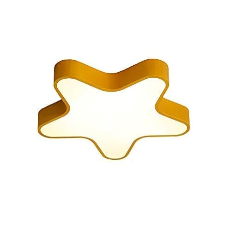 Modern Yellow Star Babies Kids Children Room Bedroom Girls Boys