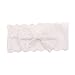 coromose 2015 Girls Lace Big Bow Hair Band Wrap Band Accessories (White)