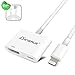 Dansrueus Compatible With, Phone, X, 8, 7, 6, 5 iPad, iPod HDMI Adapter Converter, Digital AV Adapter, 2019 Latest Plug and Play 1080P Audio AV Connector (Charging Cable is Included)