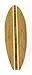 Simply Bambo CBKSB Simply Bamboo Kona Surf Cutting Board, 22'' L X 7'' W
