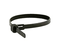 Monoprice Releasable cable tie 6 inch 50LBS, 100pcs/Pack - Black