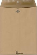 Sustainable Earth by Staples Clasp 100% Recycled Envelopes, 6
