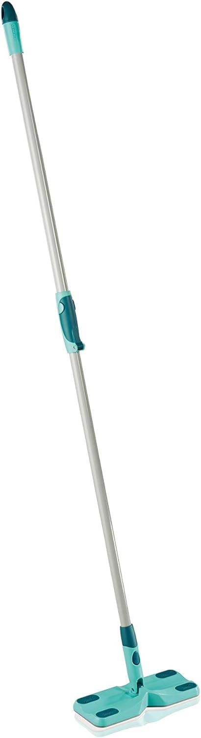 Leifheit Clean and Away Dusting Mop with Telescopic Handle, Includes 5 Dusting Mop cloths, 26cm wide, Adjustable handle 86-141 cm, Floor Mop, Dry floor cleaning — image 1
