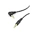 6 inch 3.5mm Male Right Angle to 3.5mm Male Gold Stereo Audio Cable, Nylon Reinforced, Premium Quality Cable