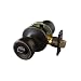 Design House 728725 Terrace 6-Way Latch Privacy Door Knob, Oil Rubbed Bronze