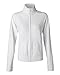 Ladies' Cotton/Spandex Cadet Jacket, Color: White, Size: Medium