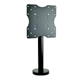 Master Mounts 3522 Desktop Mount - Keeps TVs Secure on Desktops and Counters, Screws Down into Flat Surfaces, Swivels, Fits Most TVs up to 50" VESA 100x100 200x200 (Black)