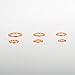 Swordfish 31740-110pc Copper Washer Flat Washer Ring Assortment