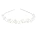 ULTNICE Rhinestone and Pearl Wedding Hairband Bride Bridal Headband Tiara Hair Accessories (Sliver)