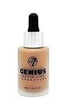 W7 Genius Feather Light Foundation 30ml-True Beige