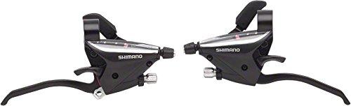 SHIMANO ST-EF65 Shift/Brake Set (Black, 3×8 Speed)