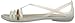 Crocs Women's Isabella W Flat Sandal, Oyster/Walnut, 7 M US